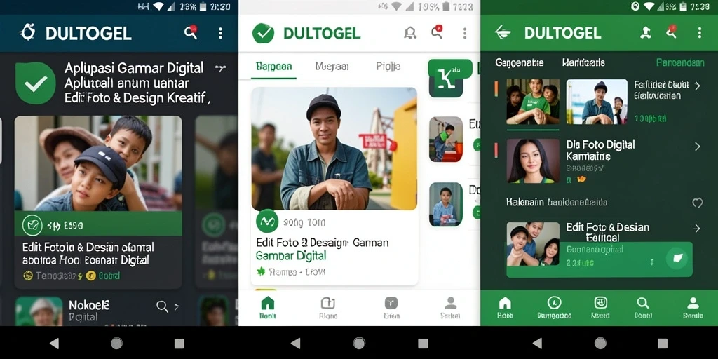 Tampilan antarmuka DULTOGEL untuk fungsi Gambar Digital yang intuitif.