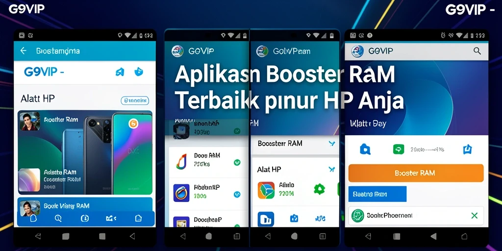 Tampilan antarmuka G9VIP yang mudah digunakan dan fungsional.