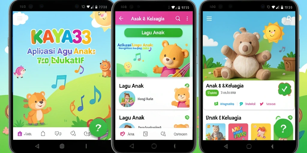 Antarmuka KAYA33 yang ceria dan ramah anak.