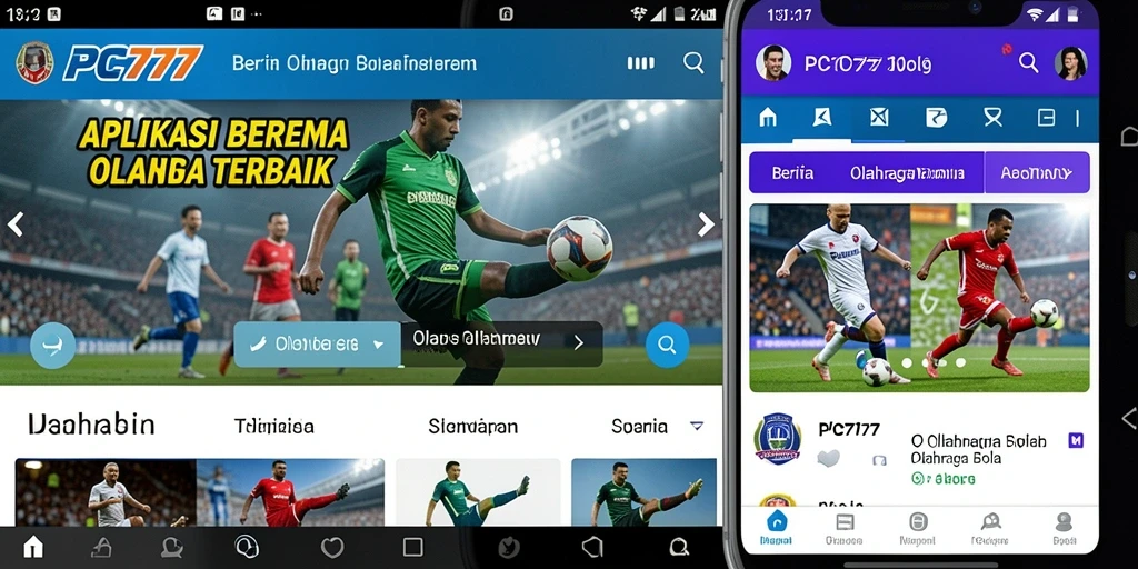 Tampilan antarmuka PC777 yang modern dan informatif.
